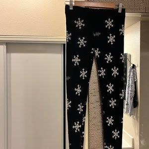 Wildfox intimates snowflake ❄️ comfy waffle joggers